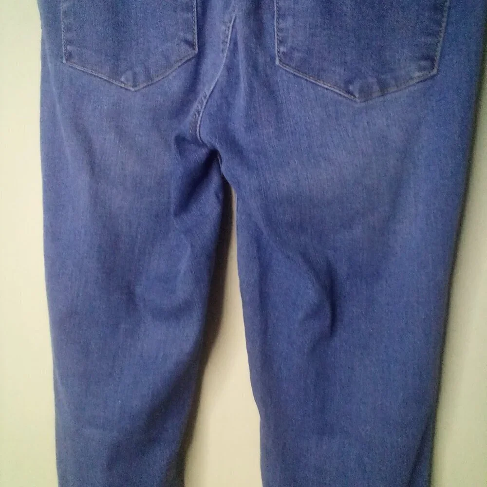 Articles Of Society Jeans 29 Women Cropped Raw Hem Distressed Blue